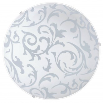 EGLO 90043 | Scalea1 Eglo stenové, stropné svietidlo kruhový 1x E27 saténový, biela