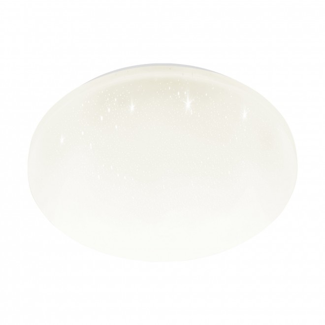 EGLO 900619 | Frania-S Eglo stenové, stropné svietidlo kruhový 1x LED 1850lm 3000K IP44 biela, opál, kryštálový efekt