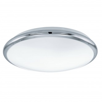 EGLO 93496 | Manilva Eglo stenové, stropné svietidlo kruhový 1x LED 950lm 3000K chróm, biela
