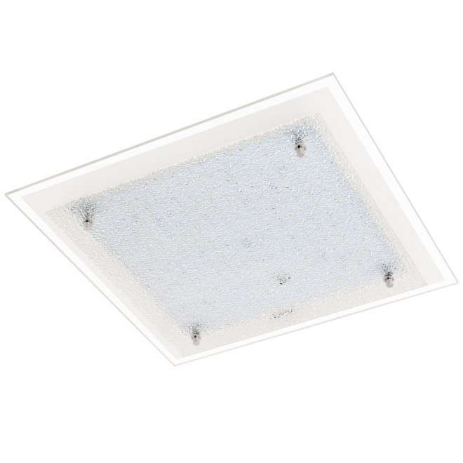 EGLO 94447 | Priola Eglo stenové, stropné svietidlo 1x LED 1700lm 4000K chróm, biela, priesvitná