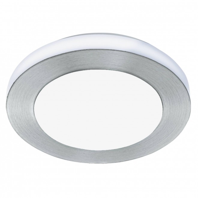 EGLO 94967 | Carpi-LED Eglo stenové, stropné svietidlo kruhový 1x LED 950lm 3000K IP44 leštený hliník, biela