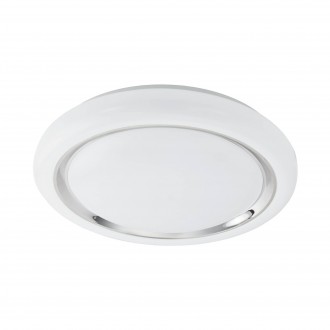 EGLO 96024 | Capasso Eglo stenové, stropné svietidlo kruhový 1x LED 2600lm 3000K biela, chróm