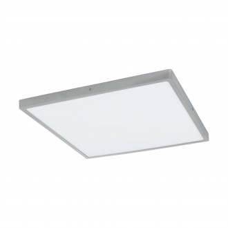 EGLO 97278 | Fueva-1 Eglo stenové, stropné LED panel štvorec regulovateľná intenzita svetla 1x LED 2900lm 4000K strieborný, biela