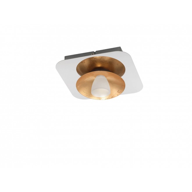 EGLO 97521 | Torano Eglo stropné svietidlo regulovateľná intenzita svetla 1x LED 510lm 3000K chróm, zlatý, biela