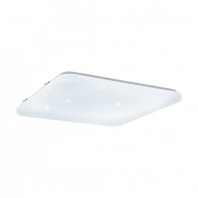 EGLO 97883 | Frania-S Eglo stropné svietidlo štvorec 1x LED 3900lm 3000K biela, kryštálový efekt