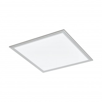 EGLO 98037 | Salobrena-2 Eglo stropné LED panel štvorec regulovateľná intenzita svetla 1x LED 3000lm 4000K sivé, biela