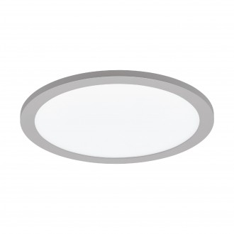 EGLO 98213 | Sarsina Eglo stropné LED panel kruhový regulovateľná intenzita svetla 1x LED 2200lm 4000K sivé, biela