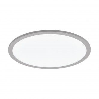 EGLO 98214 | Sarsina Eglo stropné LED panel kruhový regulovateľná intenzita svetla 1x LED 4200lm 4000K sivé, biela
