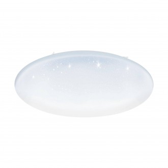 EGLO 98459 | EGLO-Connect-Totari Eglo stropné múdre osvetlenie kruhový diaľkový ovládač regulovateľná intenzita svetla, nastaviteľná farebná teplota, meniace farbu 1x LED 5850lm 2700 <-> 6500K biela, kryštálový efekt