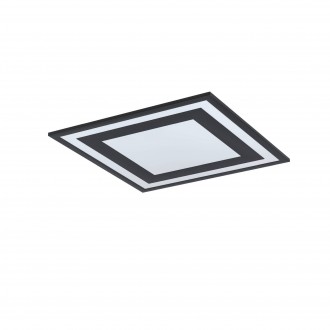 EGLO 99038 | Savatarila Eglo stropné LED panel štvorec 1x LED 2900lm 4000K čierna, biela