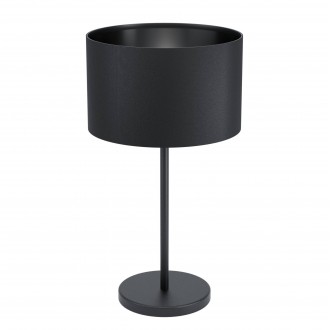 EGLO 99045 | Eglo-Maserlo-B Eglo stolové svietidlo 41,5cm prepínač na vedení 1x E27 čierna
