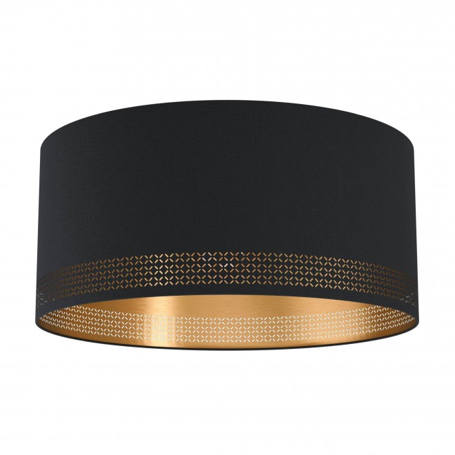 EGLO 99272 | Esteperra Eglo stropné svietidlo kruhový 1x E27 čierna, zlatý