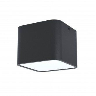EGLO 99283 | Grimasola Eglo stropné svietidlo kocka 1x E27 čierna, biela