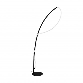EGLO 99384 | Egidonella Eglo stojaté svietidlo 160cm nožný vypínač 1x LED 2750lm 3000K čierna, biela
