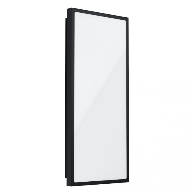 EGLO 99534 | Casazza Eglo stenové, stropné svietidlo obdĺžnik 1x LED 2200lm 3000K IP44 čierna, biela