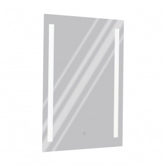 EGLO 99772 | Buenavista Eglo zrkalový svietidlo obdĺžnik dotykový vypínač 1x LED 1080lm 4000K IP44 strieborný, zrkalový