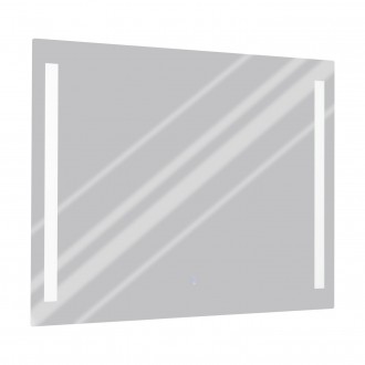EGLO 99773 | Buenavista Eglo zrkalový svietidlo obdĺžnik dotykový vypínač 1x LED 1080lm 4000K IP44 strieborný, zrkalový