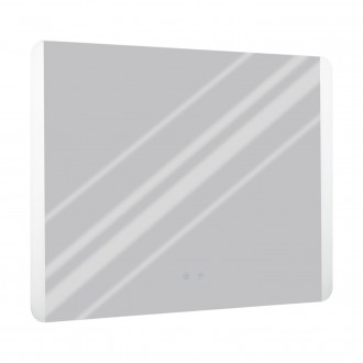 EGLO 99854 | Buenavista Eglo zrkalový svietidlo - anti fog obdĺžnik dotykový vypínač nastaviteľná farebná teplota 1x LED 1200lm 2700 <-> 6500K IP44 strieborný, zrkalový