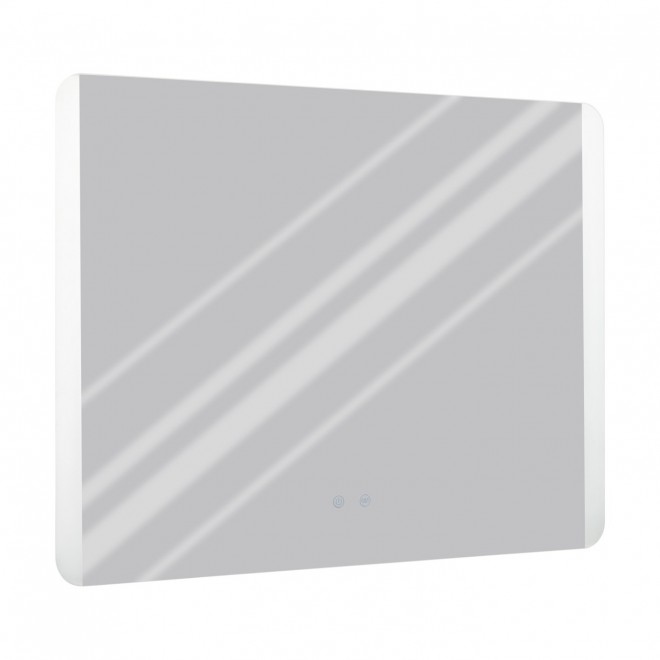 EGLO 99854 | Buenavista Eglo zrkalový svietidlo - anti fog obdĺžnik dotykový vypínač nastaviteľná farebná teplota 1x LED 1200lm 2700 <-> 6500K IP44 strieborný, zrkalový