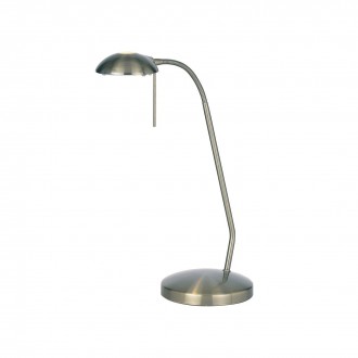 ENDON 656-TL-AN | Hackney Endon stolové svietidlo 35,5cm dotykový prepínač s reguláciou svetla flexibilné 1x G9 antická meď