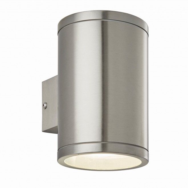 ENDON 73194 | Nio Endon rameno stenové svietidlo 1x LED 690lm IP44 zušľachtená oceľ, nehrdzavejúca oceľ, priesvitné