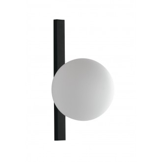 FANEUROPE I-ENOIRE-AP1 | Enoire Faneurope stenové svietidlo Luce Ambiente Design 1x E14 matná čierna, opál