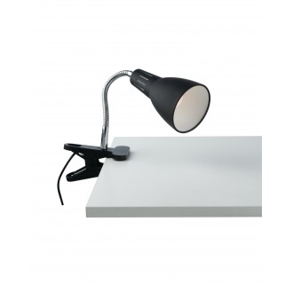 FANEUROPE I-LOGIKO-C NER | Logiko Faneurope štipcové svietidlo Luce Ambiente Design flexibilné 1x E14 chróm, čierna, biela