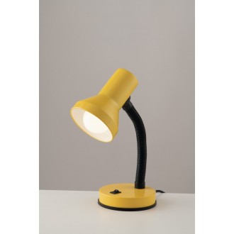 FANEUROPE LDT032-GIALLA | Ldt Faneurope stolové svietidlo Luce Ambiente Design 34,5cm prepínač flexibilné 1x E27 žltá, čierna, biela
