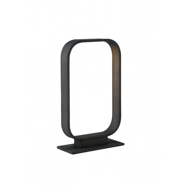 FANEUROPE LED-MOKA-L | Moka-Caffe Faneurope stolové svietidlo Luce Ambiente Design 26cm prepínač 1x LED 350lm 4000K mokka