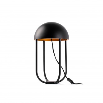 FARO 24522 | Jellyfish Faro stolové svietidlo 42cm 1x LED 500lm 3000K matná čierna, opál
