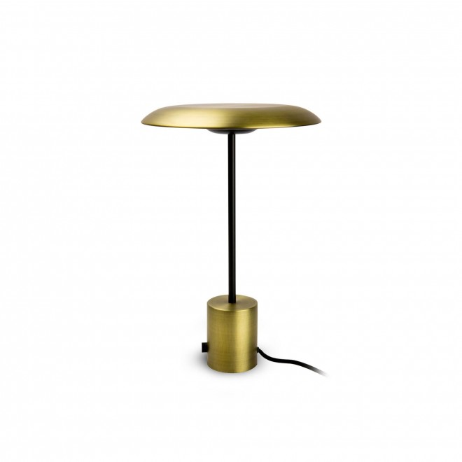 FARO 28387 | Hoshi Faro stolové svietidlo 40cm 1x LED 930lm 2700K matné zlato, opál