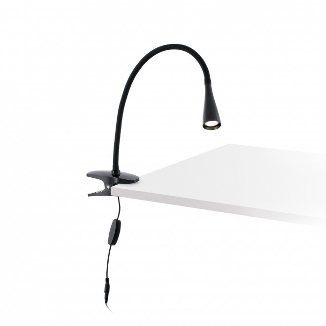 FARO 52061 | Lena-FA Faro stolové svietidlo 37cm 1x LED 300lm 4000K matná čierna