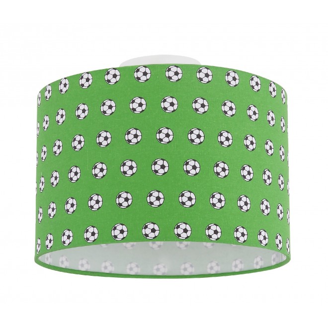 GLOBO 54009D | Lemmi Globo stropné svietidlo 1x E27 zelená, biela, čierna