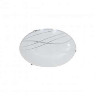 ITALUX C99053Y-12W | Bianka-IT Italux stropné svietidlo 1x LED 670lm 3000K biela, chróm, priesvitné