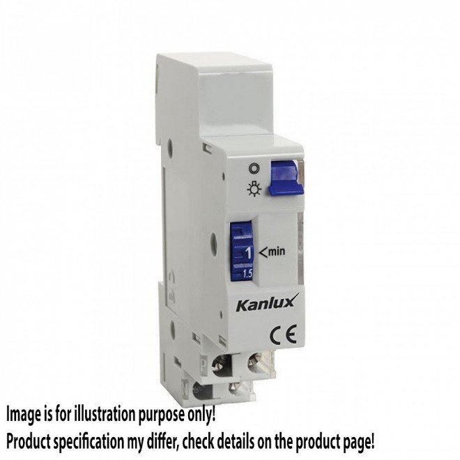 KANLUX 18730 | Kanlux vchodový automat DIN35 modul 1-7M svetlo šedá, fialová
