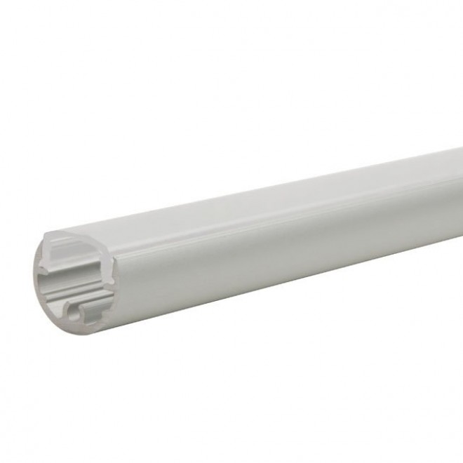 KANLUX 19160 | Kanlux hliníkový led profil A - bez tienidla - 1m pre LED pásiky max. 8 mm hliník