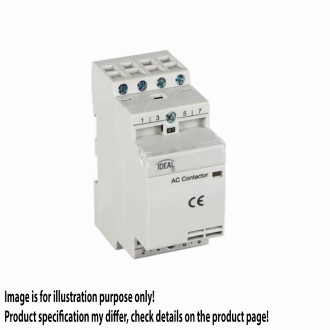 KANLUX 23252 | Kanlux stýkač DIN35 modul - 2, 25A/8,5A - 40 svetlo šedá