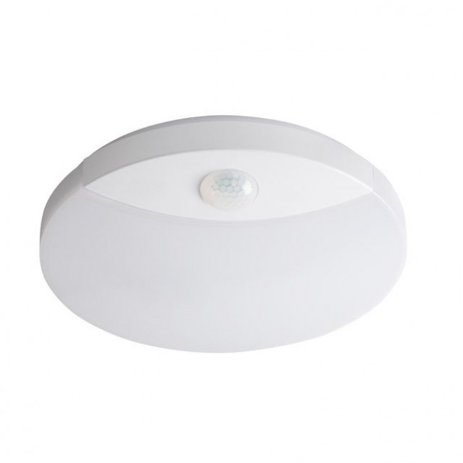 KANLUX 26520 | Sanso Kanlux stenové, stropné svietidlo kruhový pohybový senzor 1x LED 1250lm 4000K IP44 biela