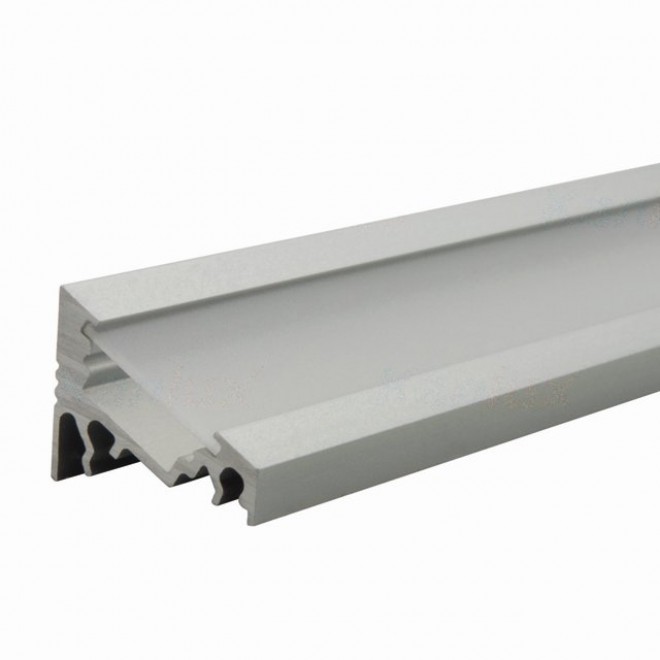 KANLUX 26541 | Kanlux hliníkový led profil C - bez tienidla - 2m pre LED pásiky max. 10 mm hliník