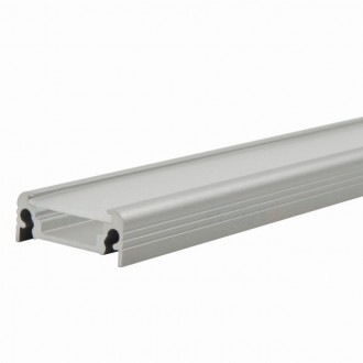 KANLUX 26542 | Kanlux hliníkový led profil D - bez tienidla - 2m pre LED pásiky max. 10 mm hliník