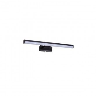 KANLUX 26683 | Asten Kanlux stenové svietidlo obdĺžnik 1x LED 570lm 4000K IP44 čierna, biela
