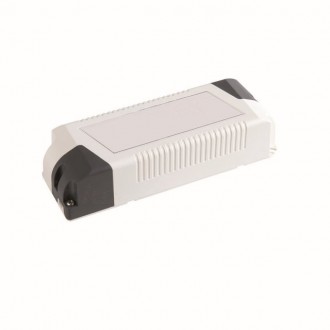 KANLUX 26810 | Kanlux LED napájací zdroj 12V DC 0-30W 2,5A obdĺžnik biela, sivé