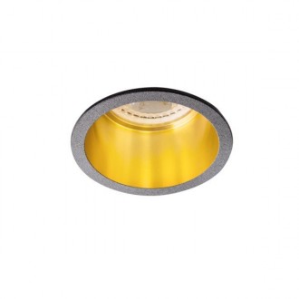 KANLUX 27326 | Spag Kanlux zabudovateľné svietidlo kruhový bez objímky Ø68mm 1x MR16 / GU5.3 / GU10 čierna, zlatý