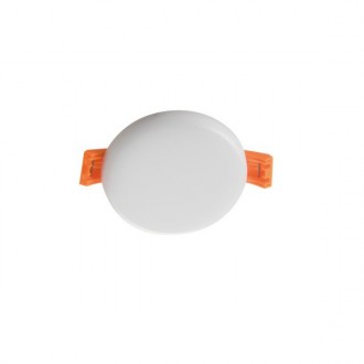 KANLUX 29581 | Arel Kanlux zabudovateľné ultra SLIM LED panel kruhový Ø75mm 1x LED 440lm 3000K IP65/20 biela