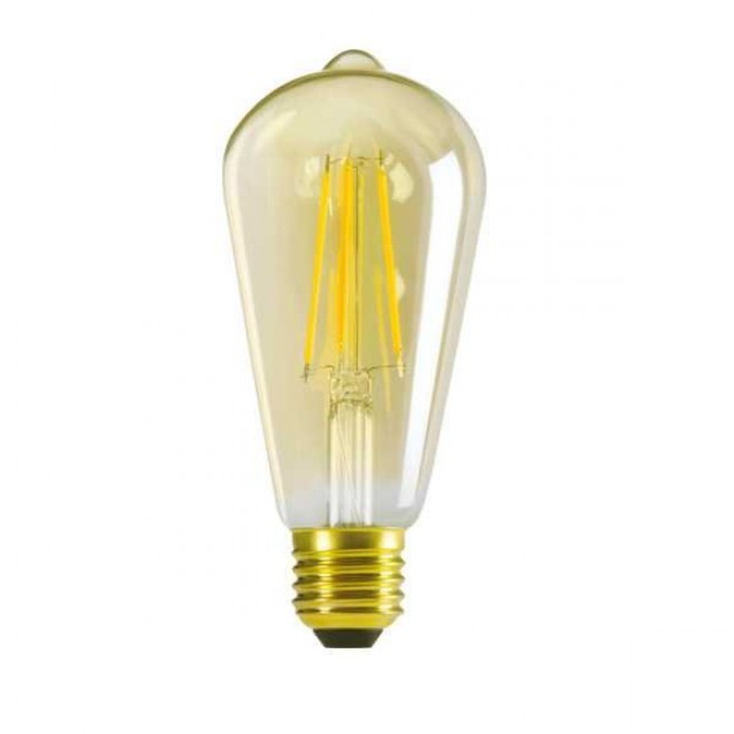 KANLUX 29637 | E27 7W -> 55W Kanlux Edison ST64 LED svetelný zdroj filament 725lm 2500K 320° CRI>80