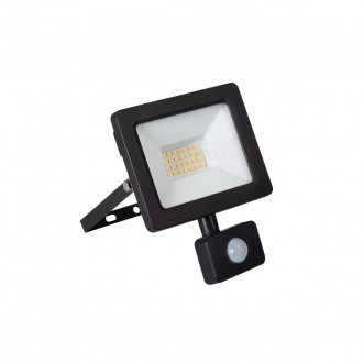KANLUX 31187 | Grun Kanlux svetlomet svietidlo obdĺžnik pohybový senzor otočné prvky 1x LED 1570lm 4000K IP44 čierna