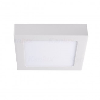 KANLUX 33550 | Kanti Kanlux stenové, stropné LED panel štvorec 1x LED 720lm 3000K biela