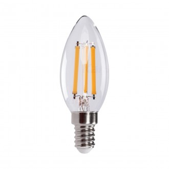 KANLUX 35272 | E14 6W -> 60W Kanlux sviečka C35 LED svetelný zdroj filament 806lm 2700K 320° CRI>80