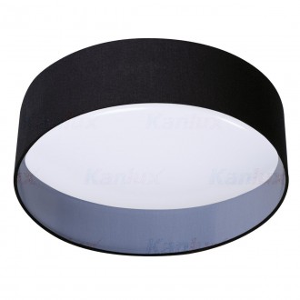 KANLUX 36462 | Rifa Kanlux stropné svietidlo kruhový 1x LED 1500lm 4000K čierna, biela