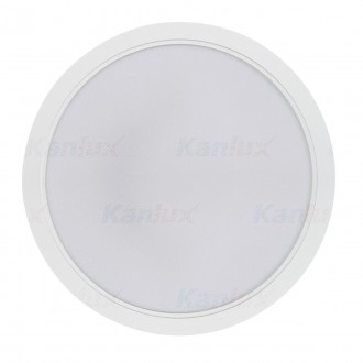 KANLUX 36514 | Tavo Kanlux zabudovateľné LED panel kruhový Ø220mm 1x LED 2600lm 4000K IP44/20 biela